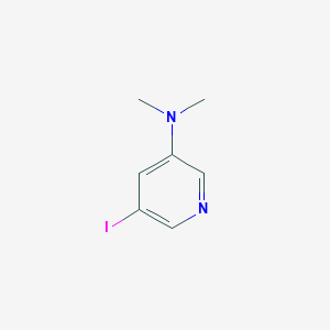 molecular formula C7H9IN2 B8237166 5-iodo-N,N-dimethylpyridin-3-amine 