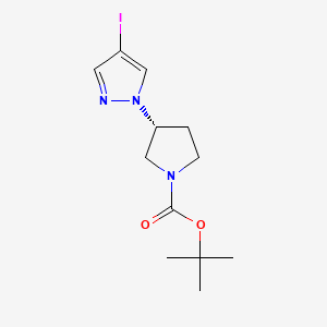 tert-Butyl (R)-3-(4-iodo-1H-pyrazol-1-yl)pyrrolidine-1-carboxylate