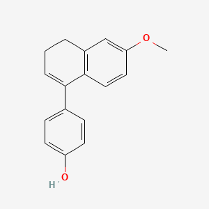 4-(6-Methoxy-3,4-dihydronaphthalen-1-yl)phenol
