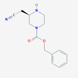 Benzyl (R)-3-(cyanomethyl)piperazine-1-carboxylate
