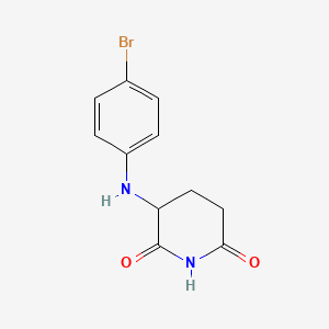 3-((4-Bromophenyl)amino)piperidine-2,6-dione