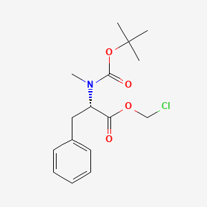 (S)-Chloromethyl 2-((tert-butoxycarbonyl)(methyl)amino)-3-phenylpropanoate
