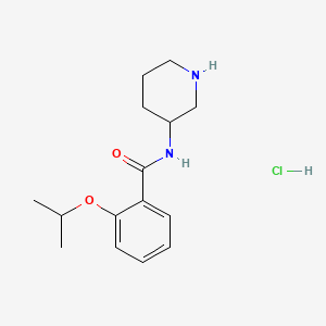 2-Isopropoxy-N-(piperidin-3-yl)benzamide hydrochloride