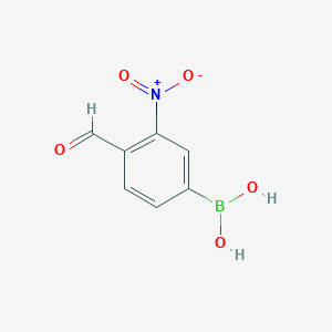 (4-Formyl-3-nitrophenyl)boronic acid