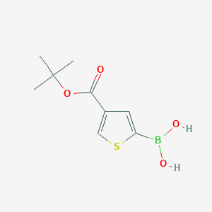 [4-[(2-Methylpropan-2-yl)oxycarbonyl]thiophen-2-yl]boronic acid