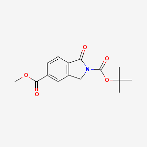 2-O-tert-butyl 5-O-methyl 1-oxo-3H-isoindole-2,5-dicarboxylate