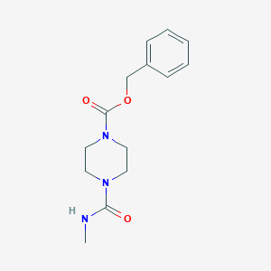 molecular formula C14H19N3O3 B8237717 Benzyl 4-(methylcarbamoyl)piperazine-1-carboxylate 
