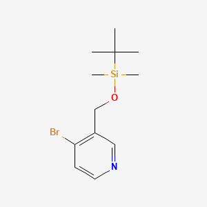 molecular formula C12H20BrNOSi B8237726 (4-Bromopyridin-3-yl)methoxy-tert-butyl-dimethylsilane 
