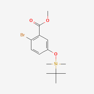 Methyl 2-bromo-5-[(tert-butyldimethylsilyl)oxy]benzoate