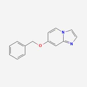 molecular formula C14H12N2O B8237760 7-(Benzyloxy)imidazo[1,2-a]pyridine 