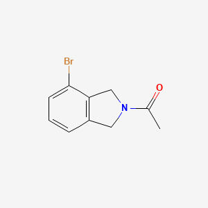 molecular formula C10H10BrNO B8237790 1-(4-Bromo-1,3-dihydroisoindol-2-yl)ethanone 