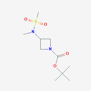 molecular formula C10H20N2O4S B8237812 Tert-butyl 3-[methyl(methylsulfonyl)amino]azetidine-1-carboxylate 