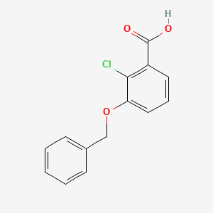 molecular formula C14H11ClO3 B8237968 3-(苯甲氧基)-2-氯苯甲酸 CAS No. 61535-31-7