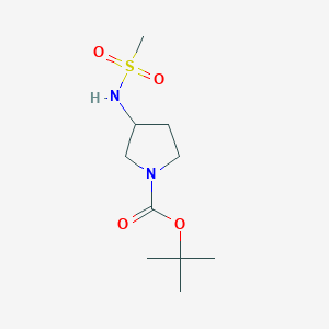 3-Methanesulfonylamino-pyrrolidine-1-carboxylic acid tert-butyl ester