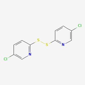 molecular formula C10H6Cl2N2S2 B8238065 Bis[5-chloropyridin-2-yl] disulfide CAS No. 78465-85-7