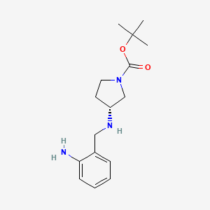 tert-butyl (3R)-3-[(2-aminophenyl)methylamino]pyrrolidine-1-carboxylate