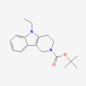 tert-butyl 5-ethyl-3,4-dihydro-1H-pyrido[4,3-b]indole-2-carboxylate