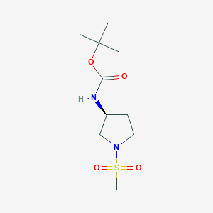 (S)-tert-butyl (1-(methylsulfonyl)pyrrolidin-3-yl)carbamate