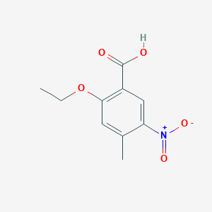 molecular formula C10H11NO5 B8238162 2-Ethoxy-4-methyl-5-nitrobenzoic acid 