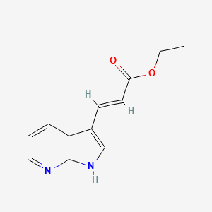 (alphaE)-1H-Pyrrolo[2,3-b]pyridine-3-acrylic acid ethyl ester