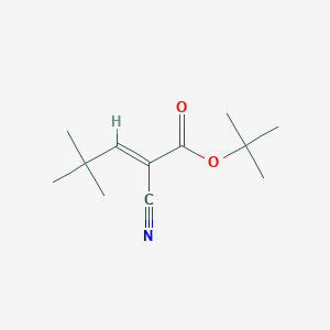 tert-butyl (E)-2-cyano-4,4-dimethylpent-2-enoate