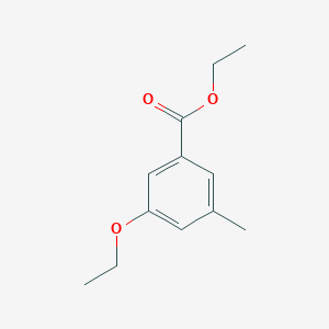 molecular formula C12H16O3 B8238195 Ethyl 3-ethoxy-5-methylbenzoate 
