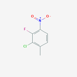molecular formula C7H5ClFNO2 B8238243 2-Chloro-3-fluoro-4-nitrotoluene 
