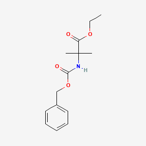 Ethyl 2-(benzyloxycarbonylamino)-2-methyl-propanoate