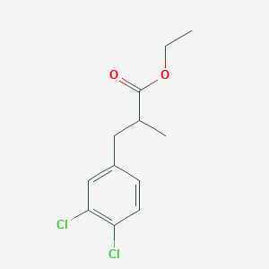 Ethyl 3-(3,4-dichlorophenyl)-2-methylpropanoate