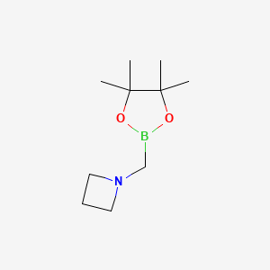1-[(Tetramethyl-1,3,2-dioxaborolan-2-yl)methyl]azetidine