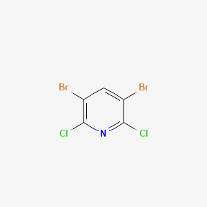 molecular formula C5HBr2Cl2N B8238365 3,5-二溴-2,6-二氯吡啶 