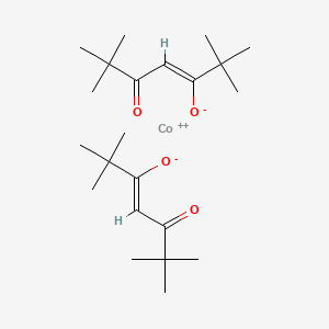 molecular formula C22H38CoO4 B8238366 cobalt(2+);(Z)-2,2,6,6-tetramethyl-5-oxohept-3-en-3-olate 