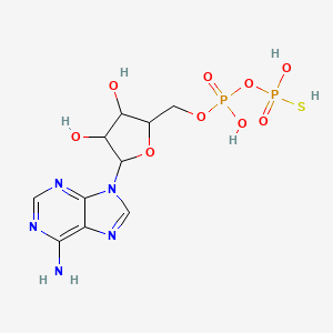 molecular formula C10H15N5O9P2S B8238390 CID 4079654 