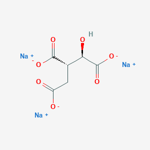 molecular formula C6H5Na3O7 B8238433 (1R,2S)-1-Hydroxy-1,2,3-propanetri(carboxylic acid sodium) salt 