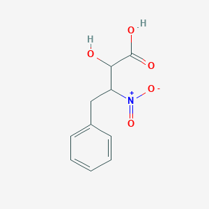 molecular formula C10H11NO5 B8238464 3-Nitro-2-hydroxy-4-phenylbutiric acid 