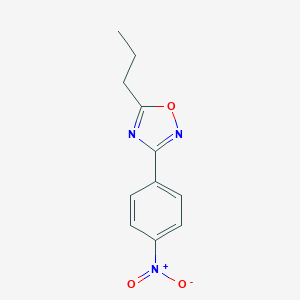 B082385 3-(4-Nitrophenyl)-5-propyl-1,2,4-oxadiazole CAS No. 10364-67-7