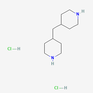 molecular formula C11H24Cl2N2 B8238522 DI(Piperidin-4-YL)methane dihydrochloride 