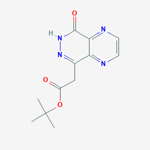 Tert-butyl 2-(5-oxo-5,6-dihydropyrido[3,4-b]pyrazin-8-yl)acetate