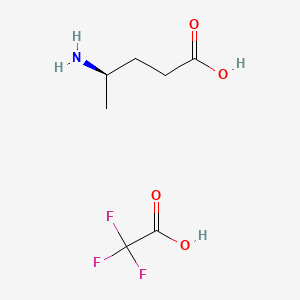 (4R)-4-aminopentanoic acid;2,2,2-trifluoroacetic acid