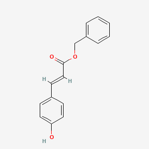 molecular formula C16H14O3 B8238635 (E)-苯甲基 3-(4-羟基苯基)丙烯酸酯 