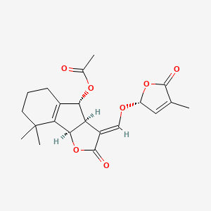 molecular formula C21H24O7 B8238649 Orobanchyl acetate 