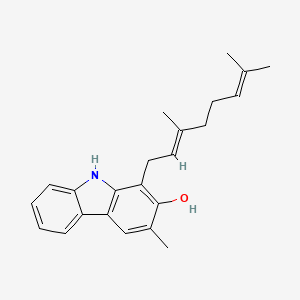 molecular formula C23H27NO B8238660 Mahanimbilol CAS No. 77156-13-9