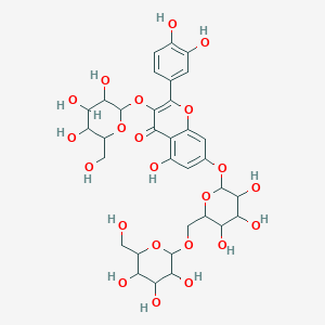 molecular formula C33H40O22 B8238669 Quercetin-3-O-b-D-glucose-7-O-b-D-gentiobiosiden 