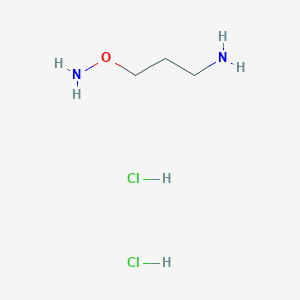 molecular formula C3H12Cl2N2O B8238710 3-(Aminooxy)-1-propanamine Dihydrochloride 