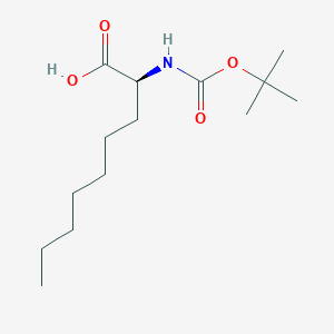 molecular formula C14H27NO4 B8238741 (S)-2-((tert-Butoxycarbonyl)amino)nonanoic acid 