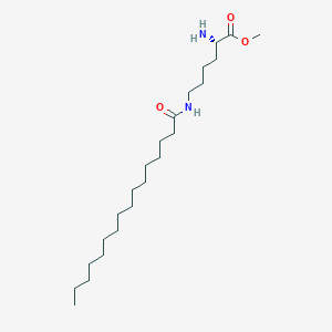 methyl (2S)-2-amino-6-(hexadecanoylamino)hexanoate