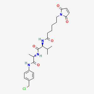 molecular formula C25H33ClN4O5 B8238779 MC-Val-Ala-PAB-Cl 