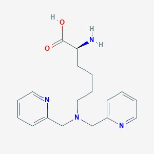 molecular formula C18H24N4O2 B8238781 (2S)-2-amino-6-[bis(pyridin-2-ylmethyl)amino]hexanoic acid 