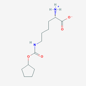 molecular formula C12H22N2O4 B8238797 S-6-(cyclopentyl-carbamido)-2-aminohexanoic acid 