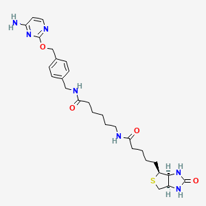 molecular formula C28H39N7O4S B8238812 Biotin-Clip 